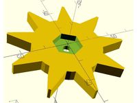 Customizable heatbed knob by valand70