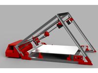 Hypercube Infinite Belt Printer version 2 by Zechyc