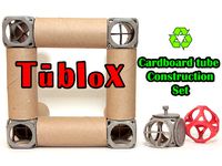Tublox Cardboard Tube Construction Set by kamikazifrosty