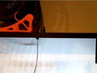 Through Shelf Filament Guide for 1/4" OD PTFE Tube by DemonicArchr