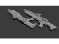 Heavy Shotgun split in half for easy printing by codyp626