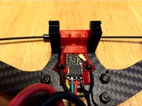 Rooster VTX Antenna and Crossfire Nano RX Mount by pathfinderzero