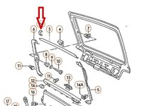 VW Corrado rear lid cover cap 535 867 604 by hendrik6073