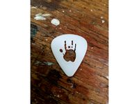 Grateful Dead (Jerry Garcia Hand Print) Guitar Pick by DrBlankenstein