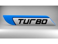 Turbo 3D logo for cars trucks  by shivackt