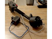 Simchair MKIII I2C single engine collective lever by hc625ma
