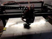 Super Simple E3D V6 mount for Tronxy X5S (X1, X3, X5) by pulsedmedia