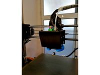 Anycubic I3 MEGA front cover E3D v6 by galagor