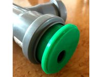 Cap for DN50 pipe with adjustable cable outlet by hdiessner