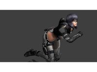 Motoko Kusanagi Running by Milhause