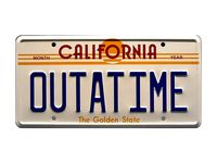 Back to the future license plate by 100036146