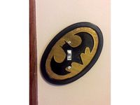 Batman Light Switch Cover by TheJadeRabbit