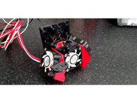 Triple Threat - E3D Carriage Bowden Mount for AM8/A8 by Draknore