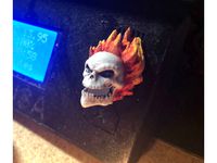 Prusa i3 - Selector Knob - Super Hero - Ghost Rider by lylesvendsen