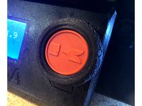 Prusa Knobs - Motorcycle Wheel - Kawasaki by lylesvendsen