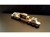 Replacement Frame for a Life-Like N-Scale EMD SD-7 locomotive by JMStrains