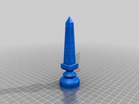 Remixed rook of complete Egypt chess set by runsys by polysmith