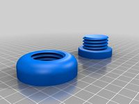 Adjustable height leg for microwave oven (Ambiano) by lac826