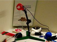 ¼" thread Reverse Tripod Stand by scruss