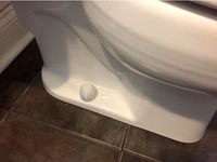 High Toilet Nut Cap by 3DPRINTINGWORLD