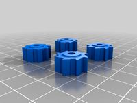 Heatbed grippy adjustment knobs by valand70