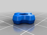 M3 Nyloc (Nylon locking nut) thumbscrew by niki_m