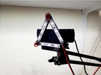 C920 Webcam Light Ring (Triangle) by elhooty