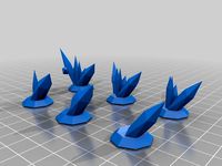 Crystal Objective Markers 40k by valdier