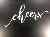 cheers letters by Brucho