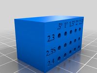 3d Printed Derby Tolerance Testers. #ERRF2018 by SpeedRicky54