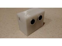 Lolin32, Ultrasonic Sensor, & Battery Case by nieleyde