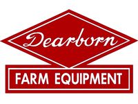 Vintage Dearborn Farm Equipment Sign Litho by chryslerjunkandstuff