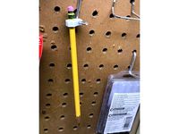 Peg Board Pencil Clip by PLinkNJ