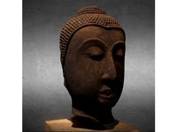 Head of Buddha by GeoffreyMarchal