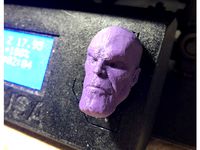 Prusa i3 - Selector Knob - Super Hero - Thanos by lylesvendsen