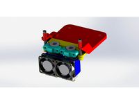 Tevo Tarantula Dual E3d V6 X carriage (Suspension) by EvilMana