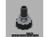 Washing machine drain hose 30mm siphon connector by sergek