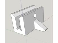 Z Stop Endstop Spacer for fast Bed to Glass transition for Creality Ender 3 by cafox