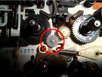 Sharp Optonica RT-3838 rewind intermediate gear by meistertlow
