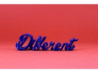 Text Flip, Think Different by Mr_Printer023