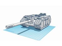 Seigefiend MK.II, Siege Tank by Hedron_Manufacturing_Inc