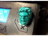 Prusa i3 - Selector Knob - Super Hero - Hulk by lylesvendsen