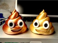 Pile of Poo Emoji multi-part high-poly by DrLex