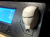 Prusa i3 - Selector Knob - Super Hero - Ironman by lylesvendsen