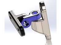 Speaker Wall Mount, 2 axis articulation by PSomeone