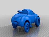 Hot Rod Willys Coupe Toy by skipstitch
