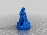 Roman Peasant Woman 28mm Miniature by iain_lovecraft
