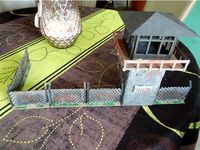 Guard / prison fence - 28 / 32 mm - The Walking dead by frederique555