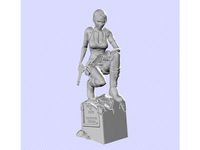 Lara croft - Tomb Raider [Fixed for 3D printing] by Denis31470