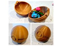 pokeball simple.  two parts. by Nihlton